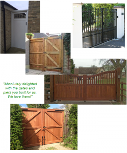 Garden Gates - Driveway Gates - MGF The garden fencing people